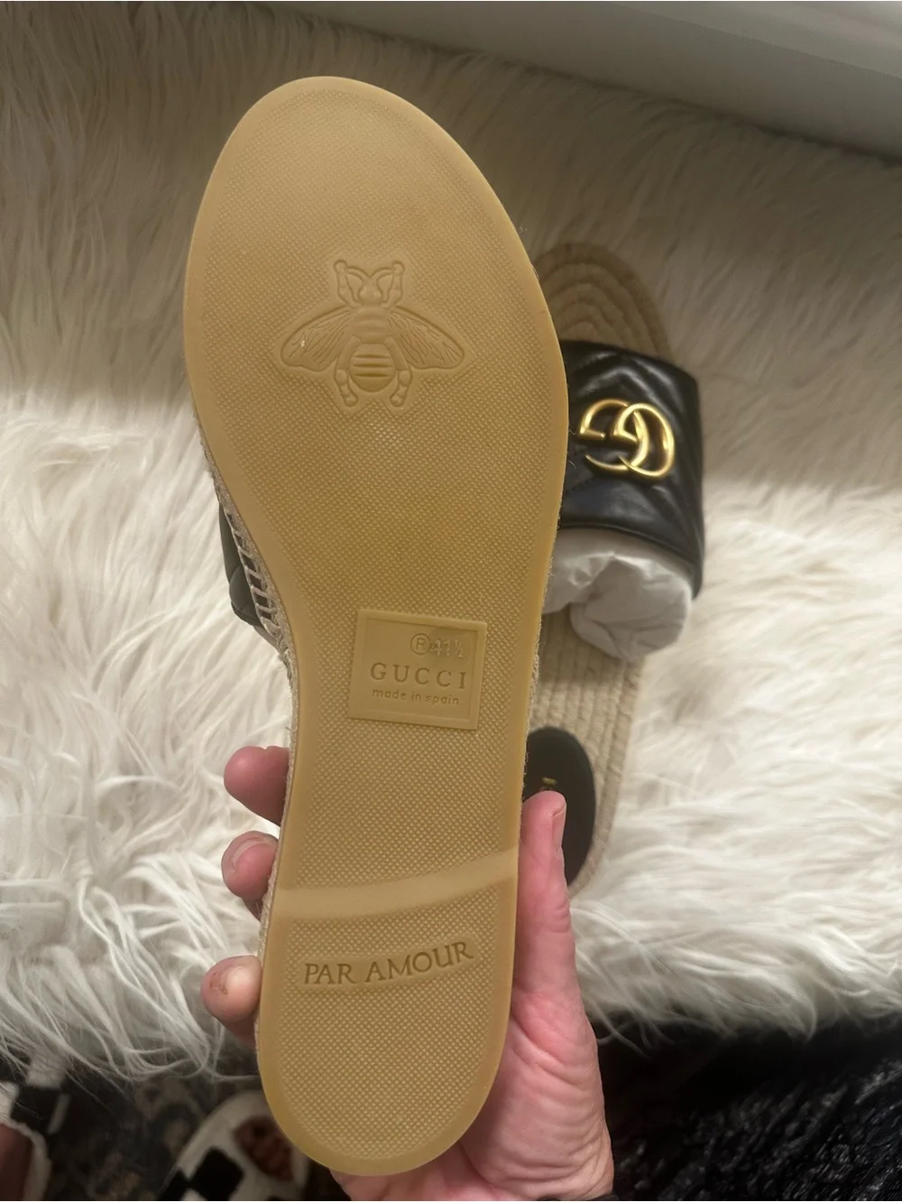 Gucci  marmont  espadrilles NIB sz 41